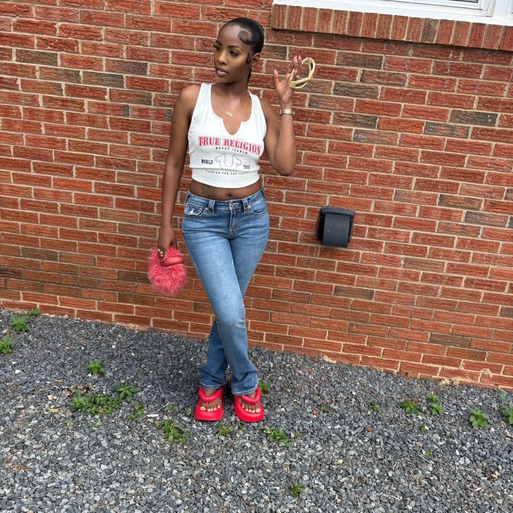True Religion top & jeans